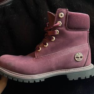 Timberland boots (burgundy)
